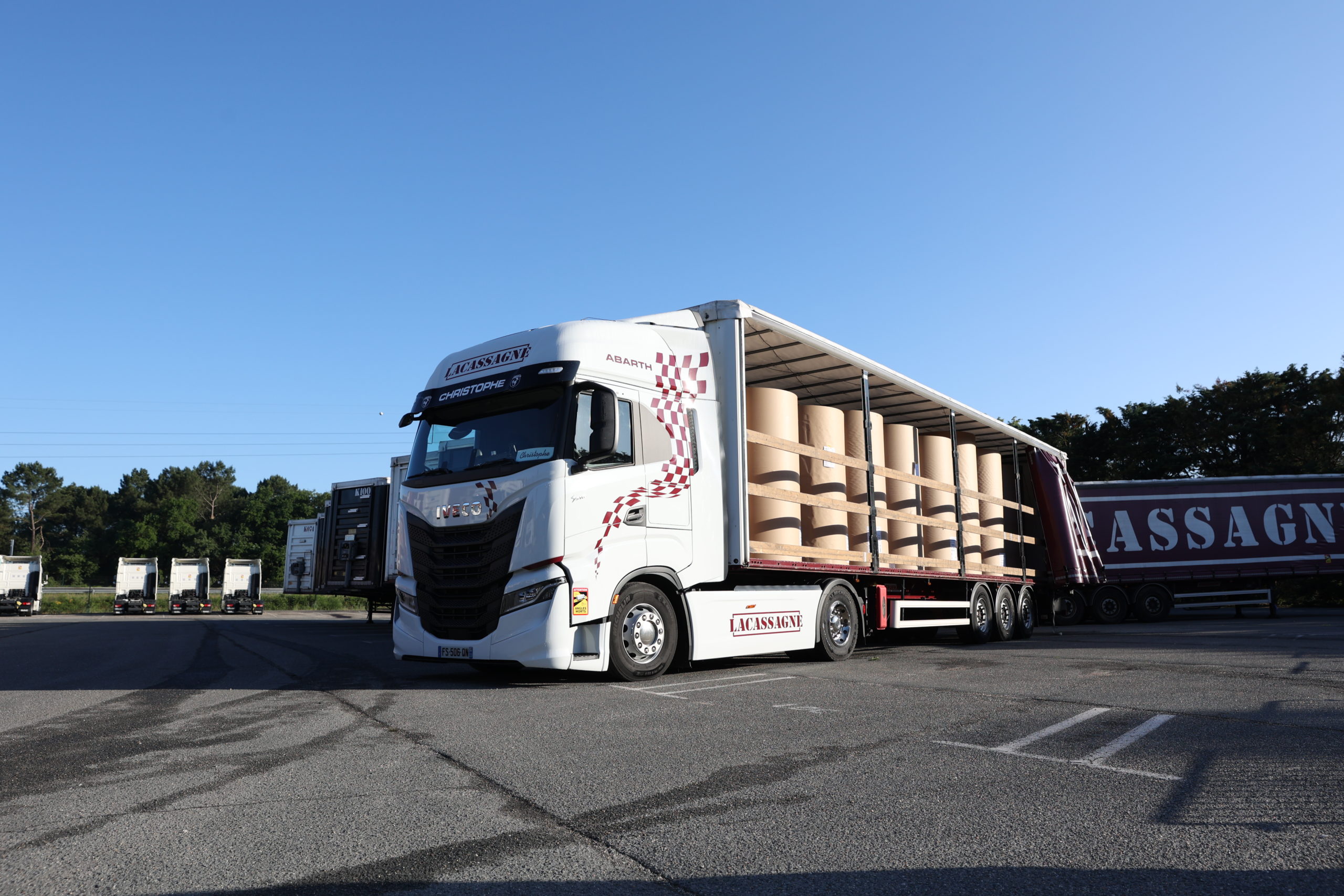 Transport de rouleau de papier depuis la region Aquitaine vers toute la france